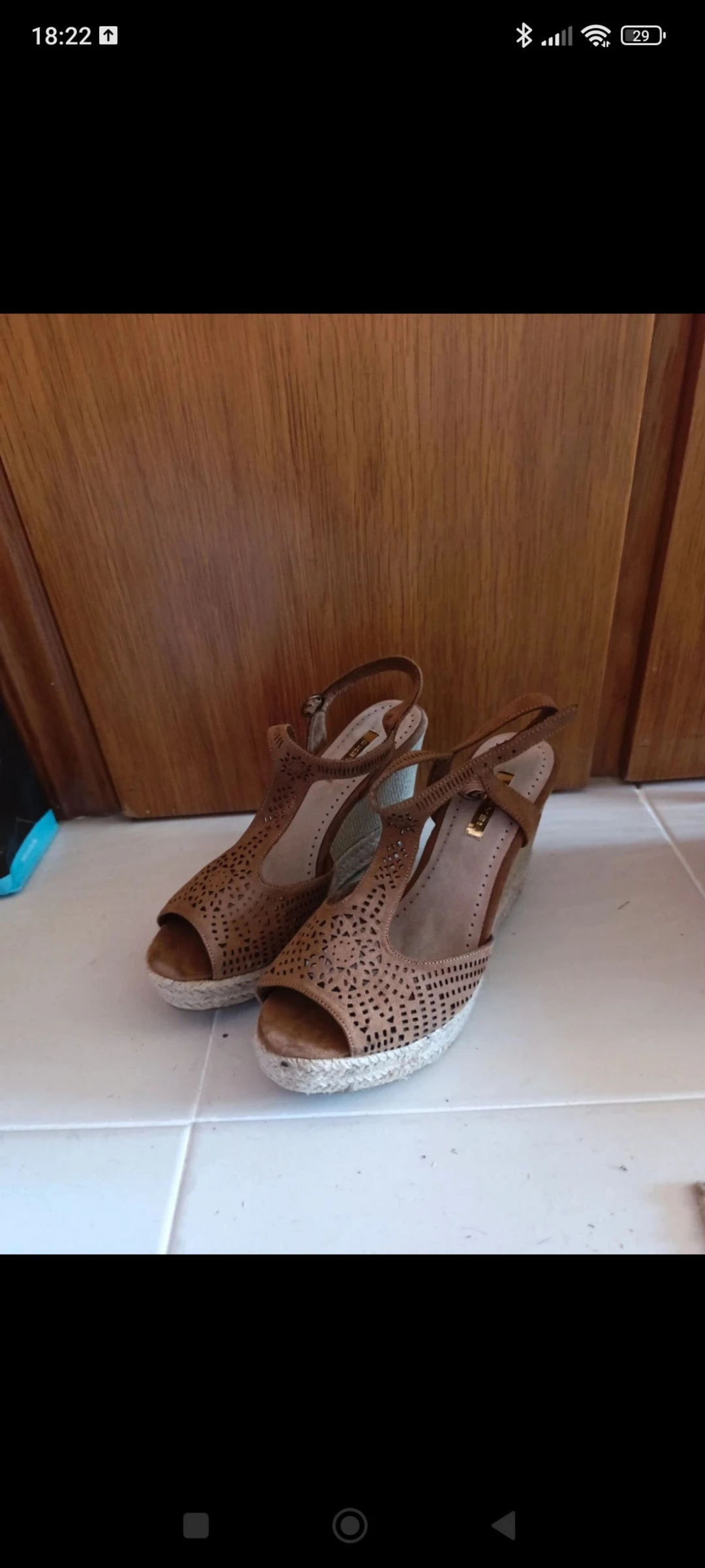Sandalias cuña talla 39